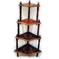 Manufacturers Exporters and Wholesale Suppliers of Wooden Tier Corner Stand Saharanpur Uttar Pradesh